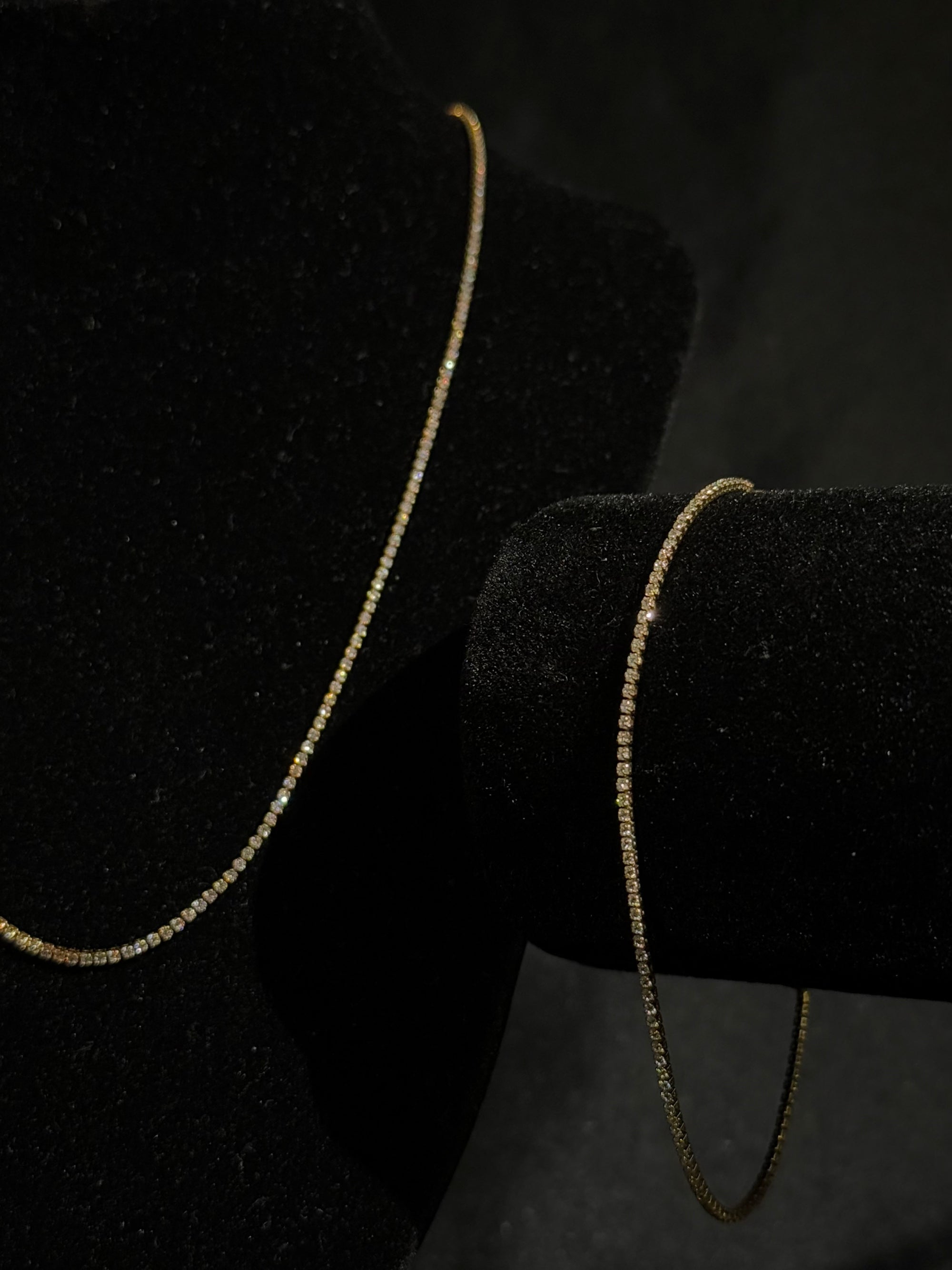 18k Gold Filled Set - Tennis Set