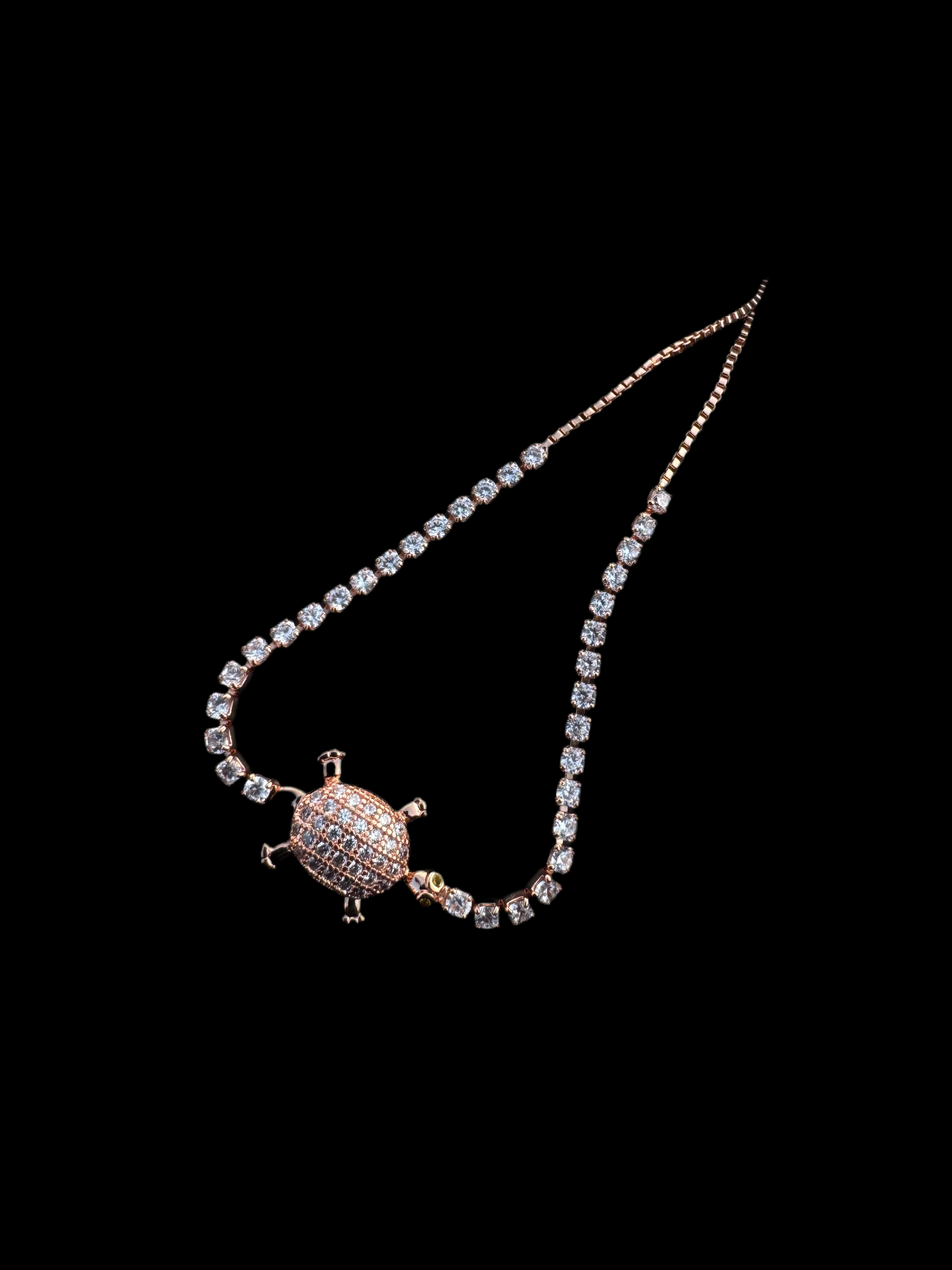 18k Rose Gold Filled Bracelet  - Rose Tortue