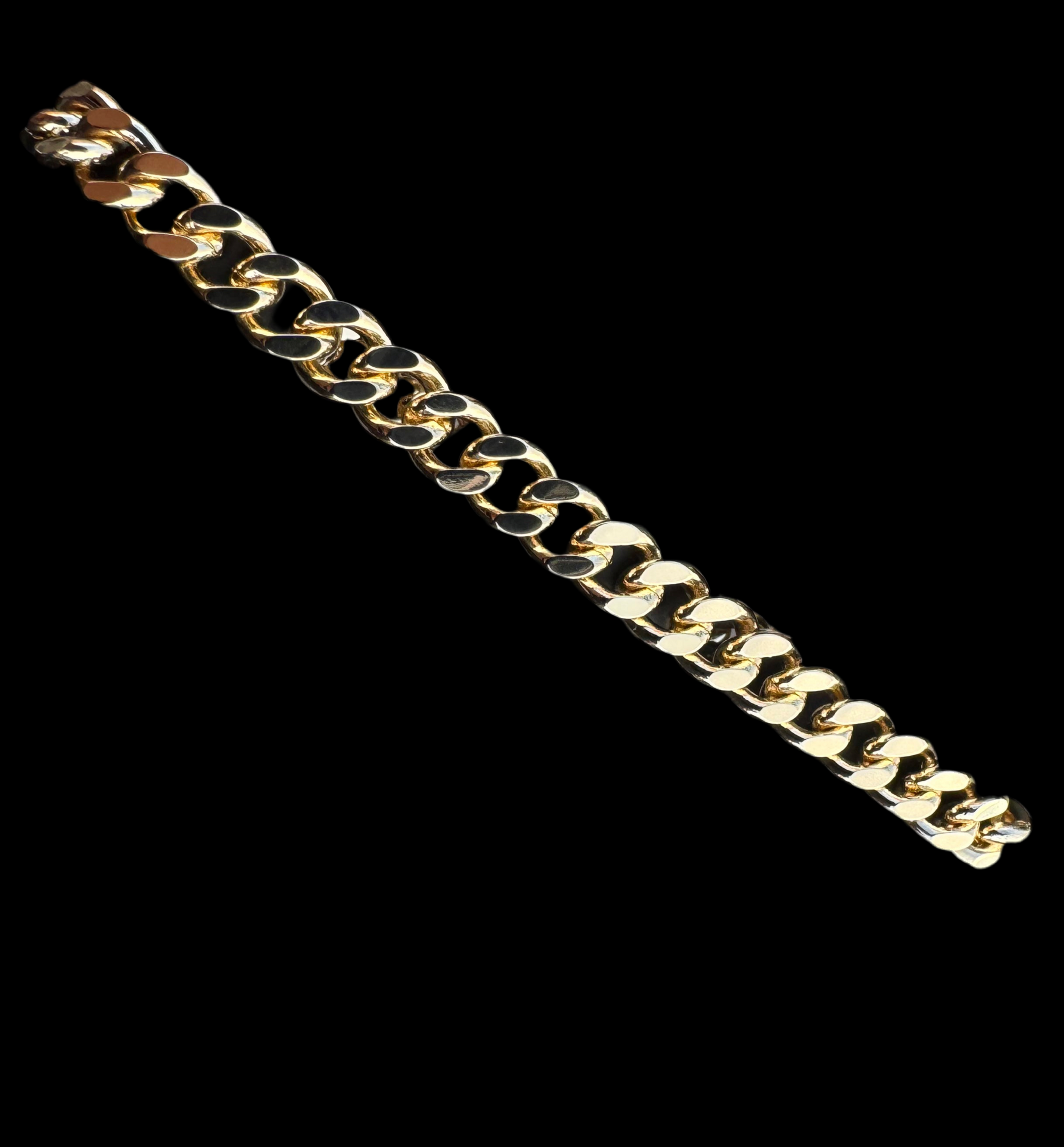 Cuban Linked Bracelet - 18k Layered Gold
