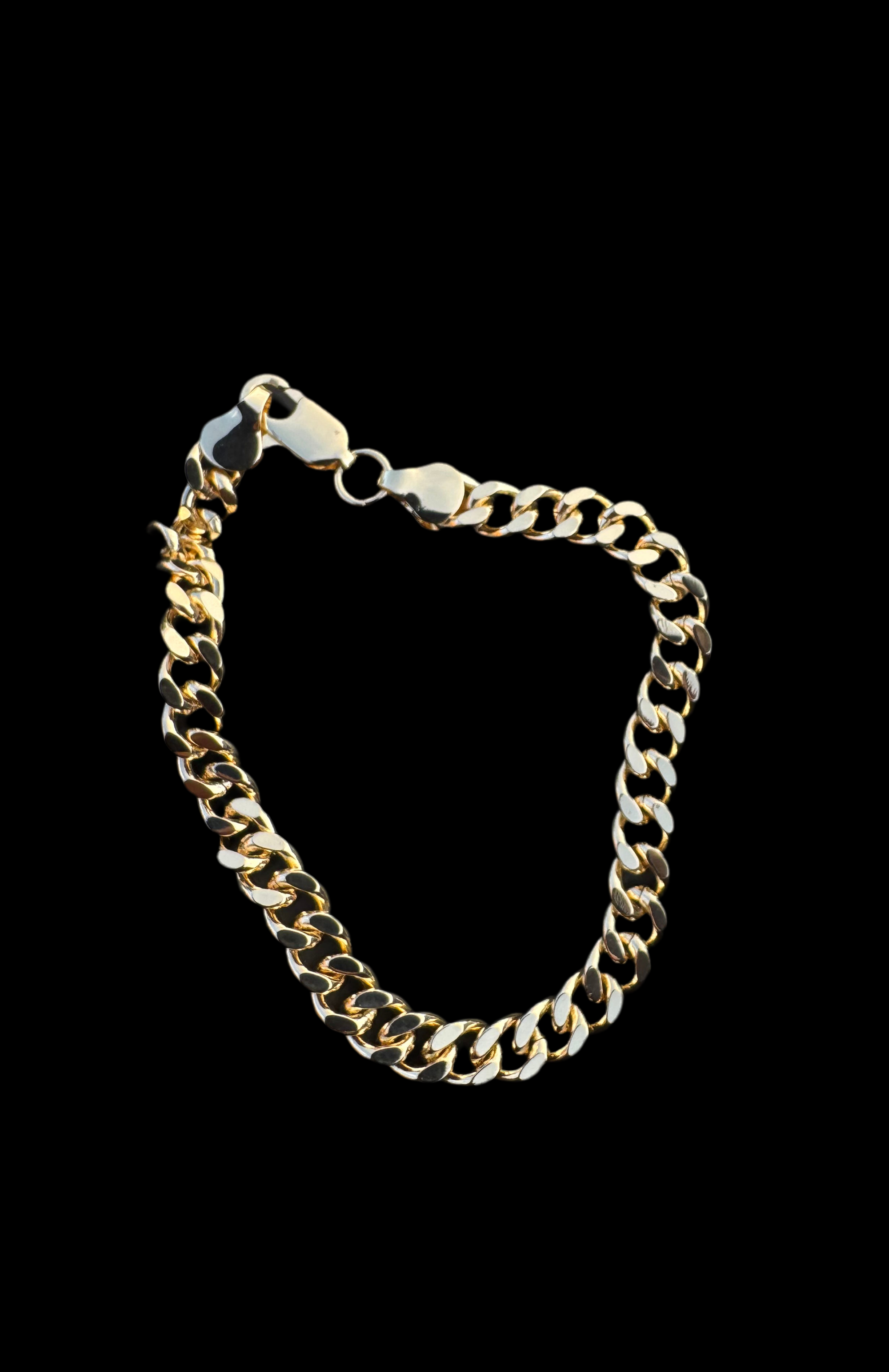 Cuban Linked Bracelet - 18k Layered Gold