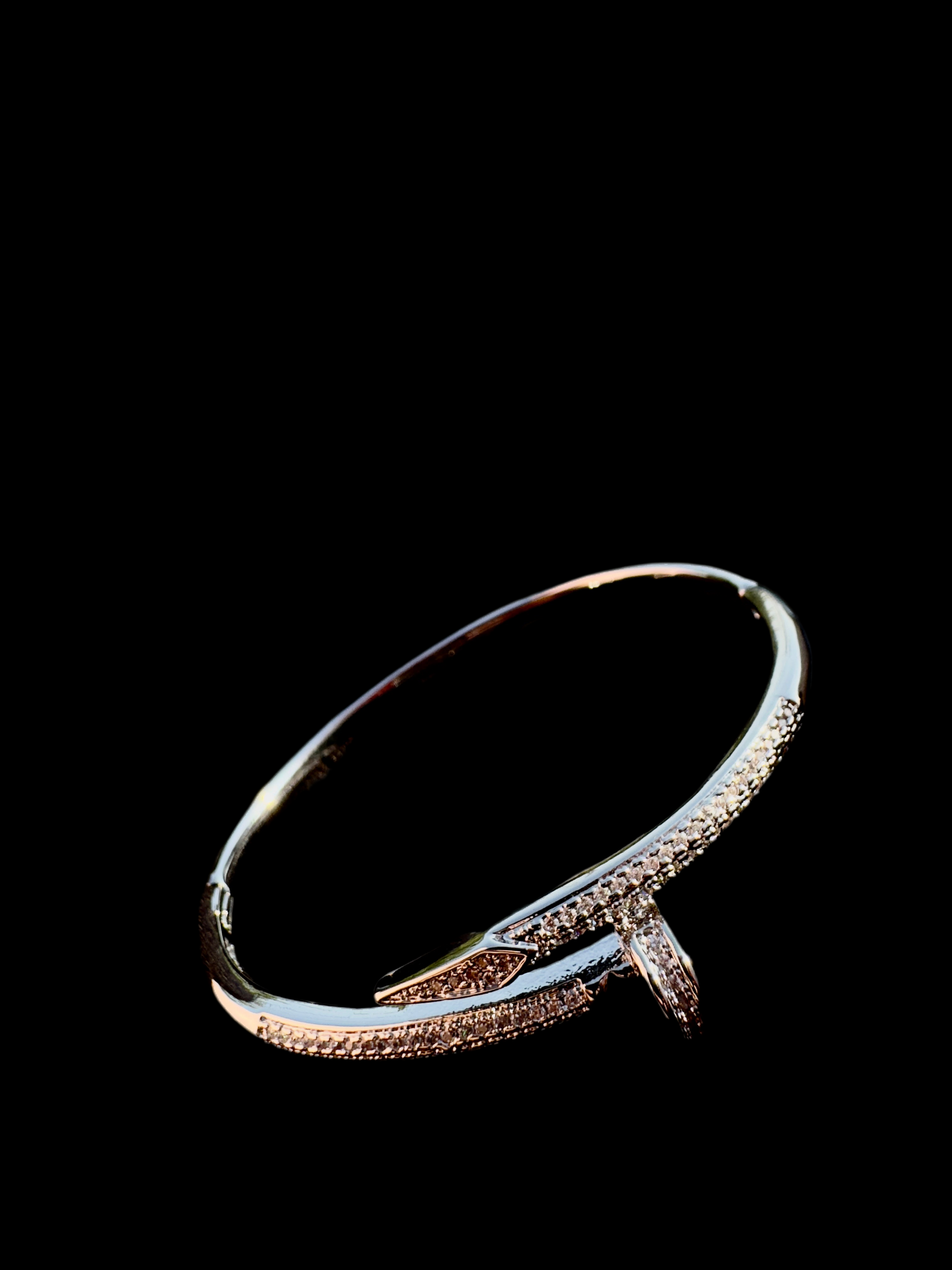 Silver Clou Bangle